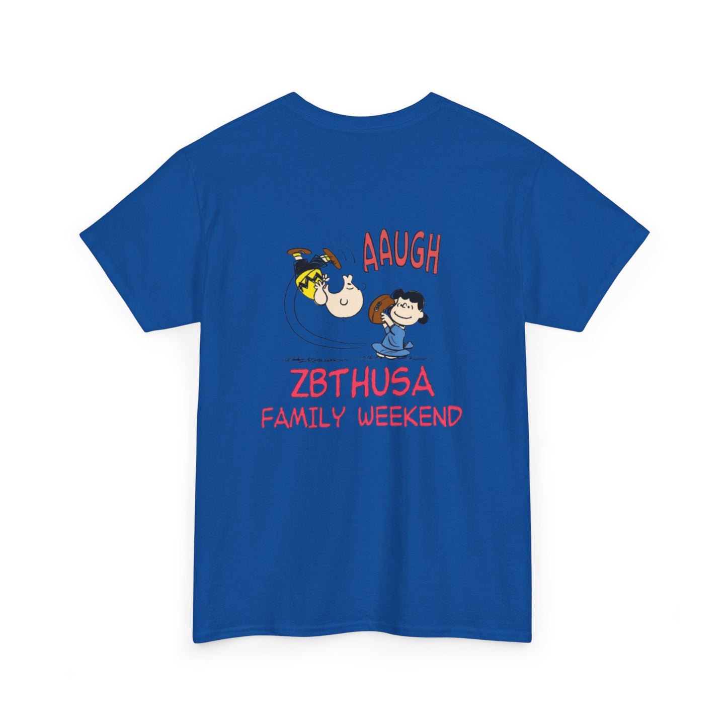 Family Weekend T‑Shirt — “Aaugh” ZBTHUSA Cartoon Tee