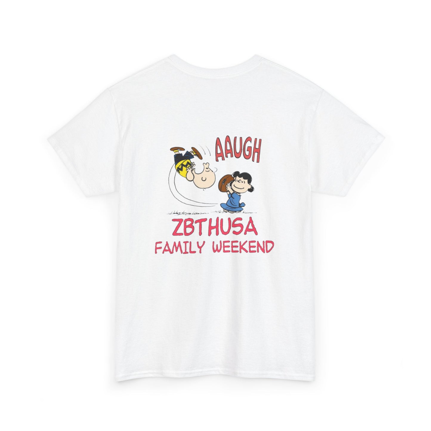 Family Weekend T‑Shirt — “Aaugh” ZBTHUSA Cartoon Tee