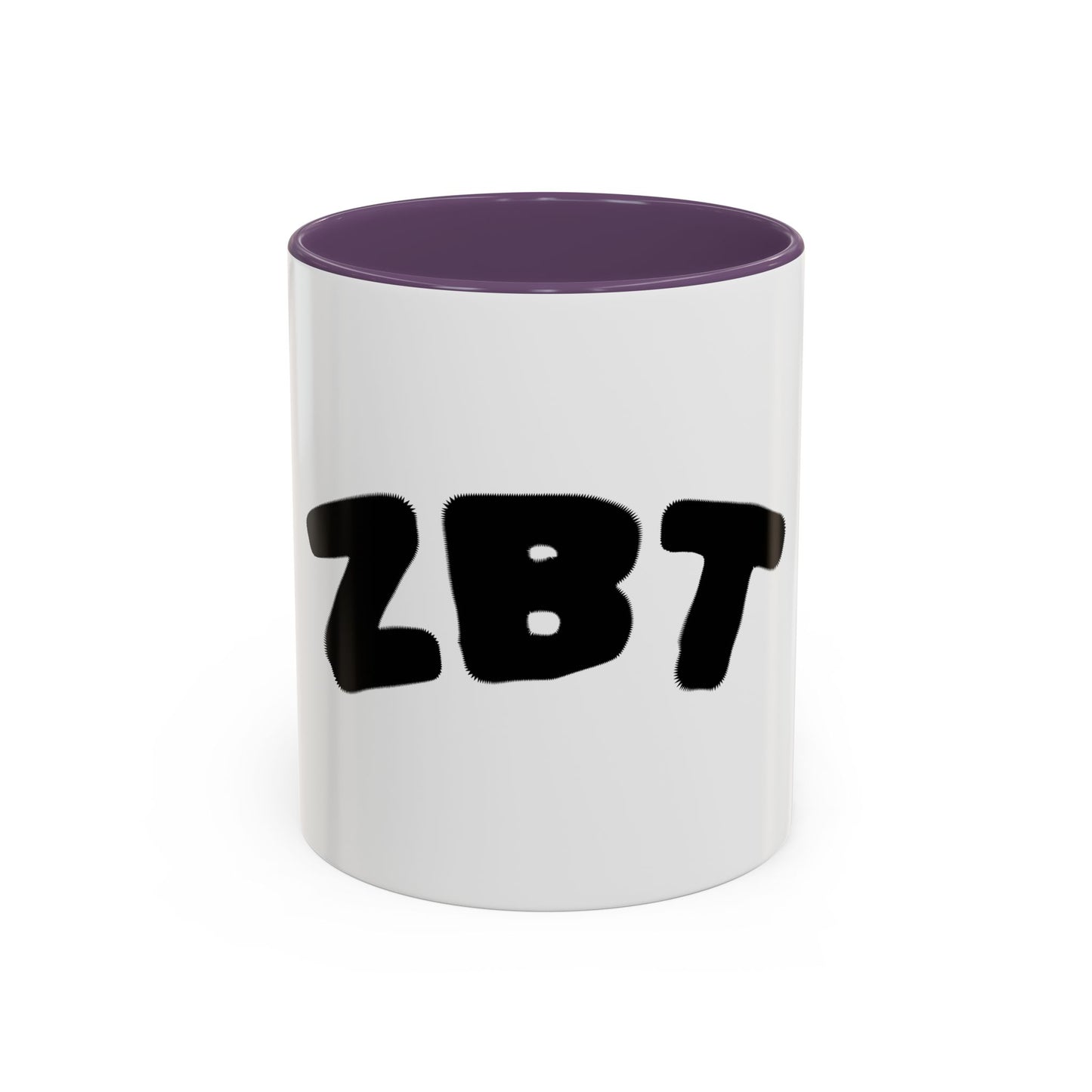 ZBT Logo Accent Coffee Mug — Black Interior & Handle