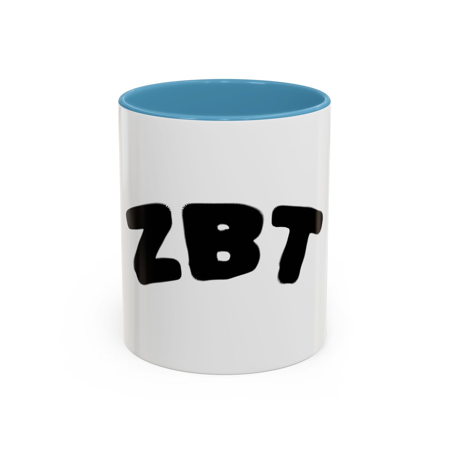 ZBT Logo Accent Coffee Mug — Black Interior & Handle