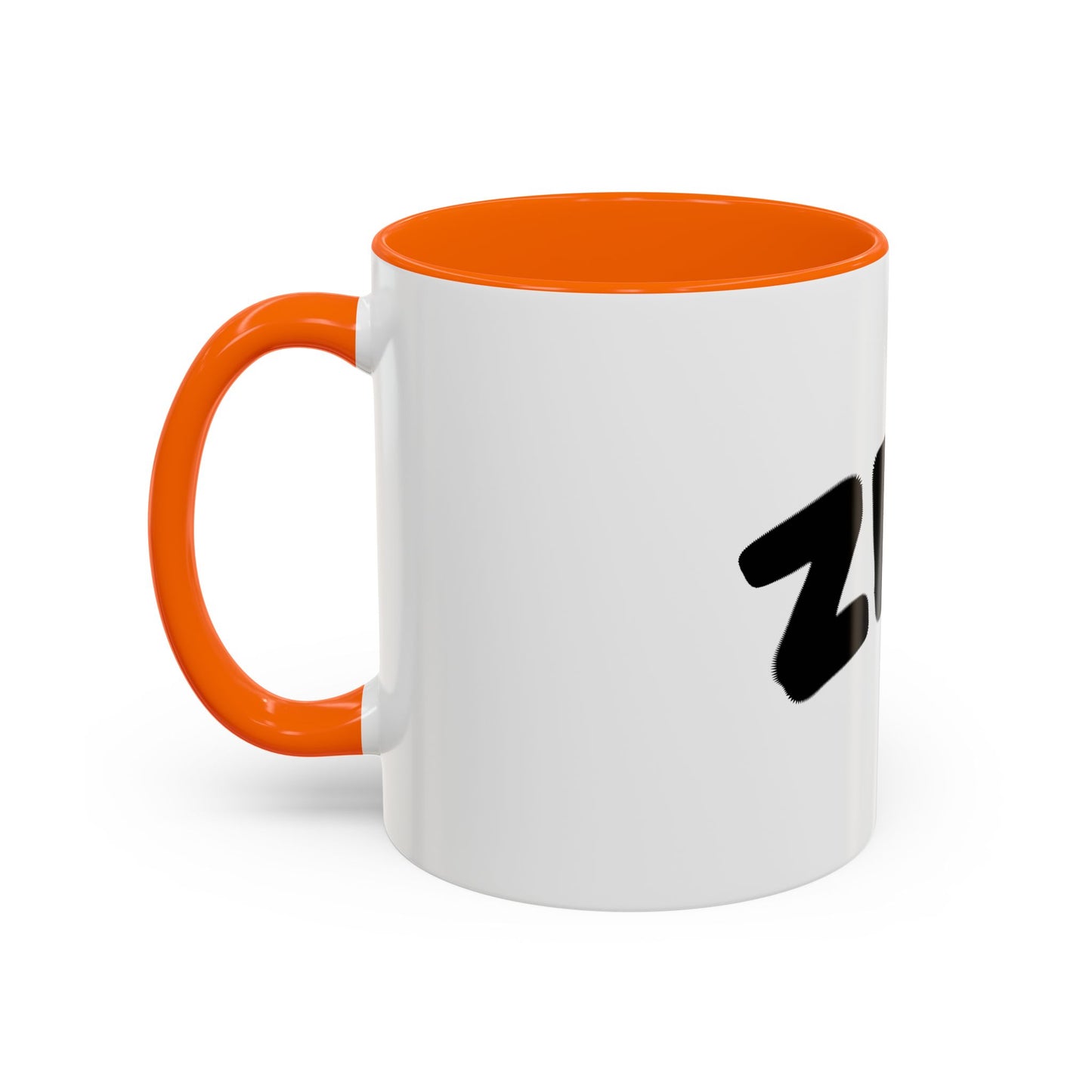 ZBT Logo Accent Coffee Mug — Black Interior & Handle