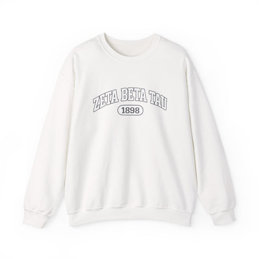 Zeta Beta Tau 1898 Crewneck Sweatshirt