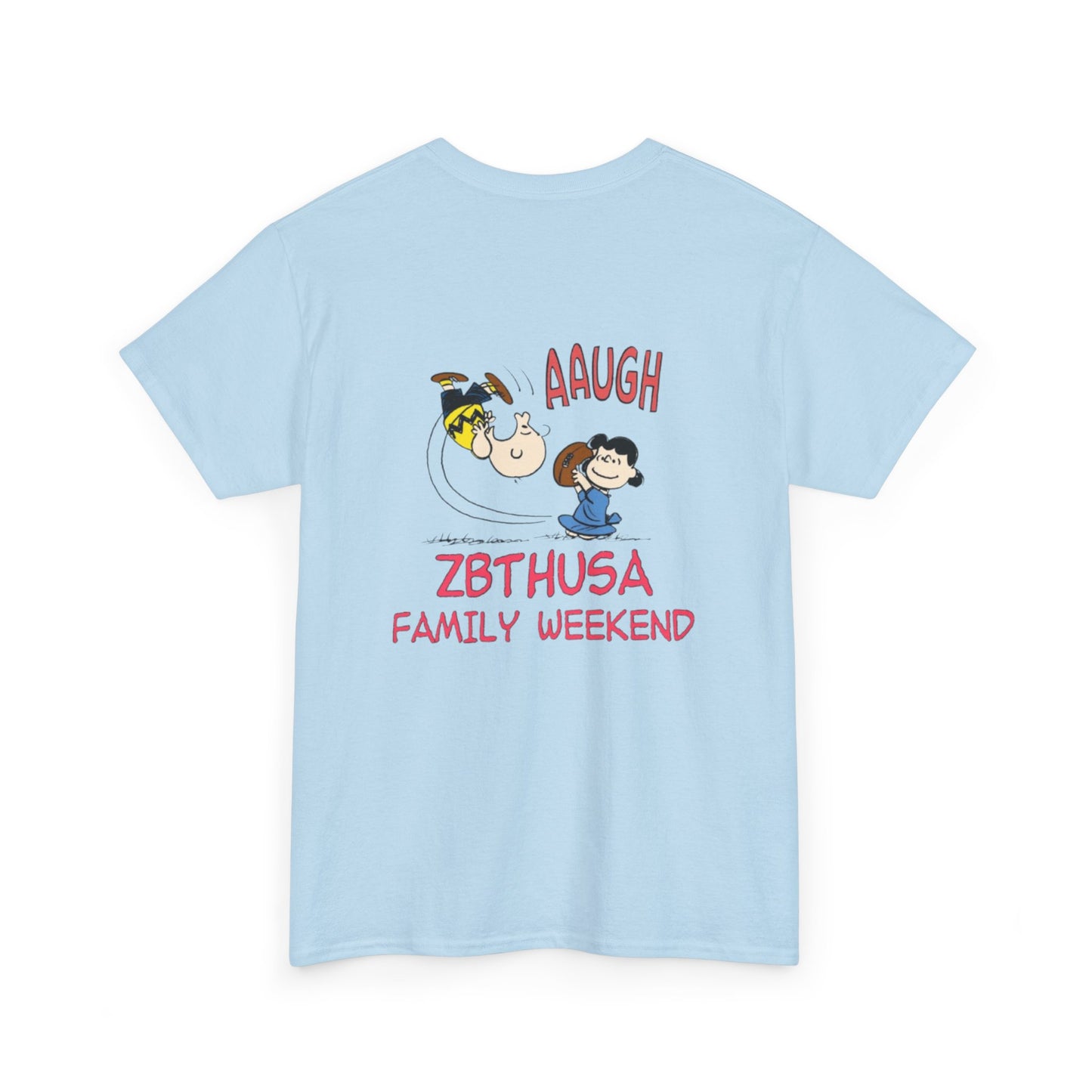 Family Weekend T‑Shirt — “Aaugh” ZBTHUSA Cartoon Tee