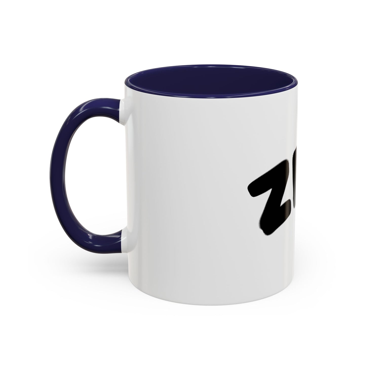 ZBT Logo Accent Coffee Mug — Black Interior & Handle
