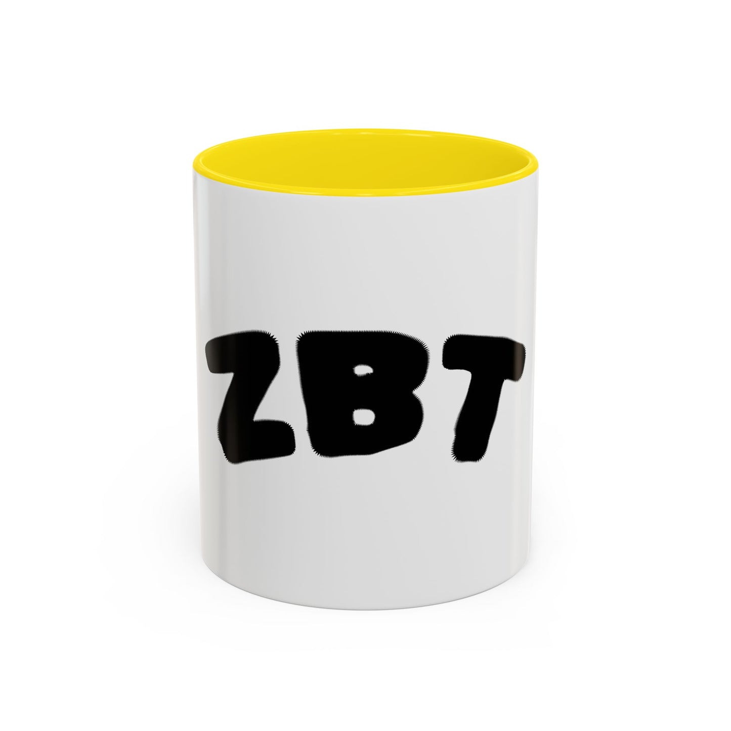 ZBT Logo Accent Coffee Mug — Black Interior & Handle