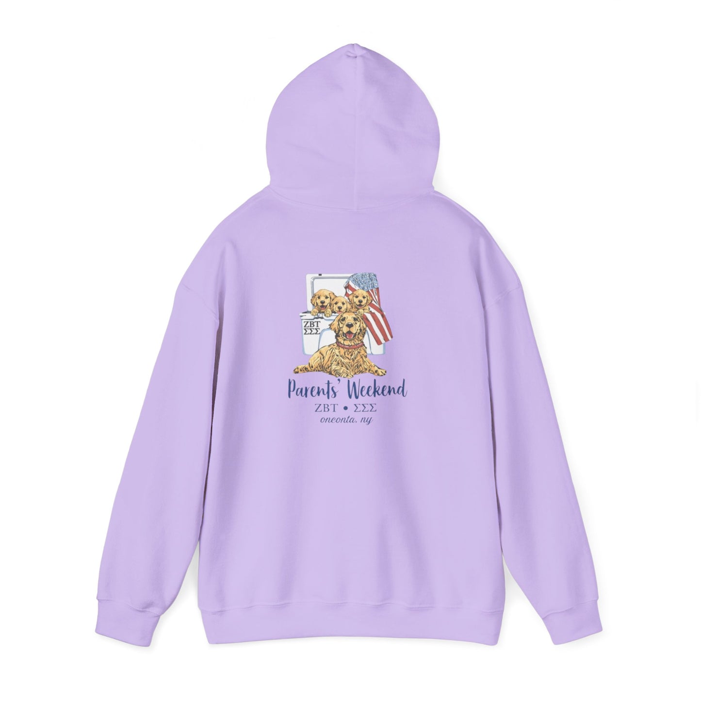 ZBT Puppy Weekend Hoodie — Patriotic Teddy Bear Sorority Event Sweatshirt