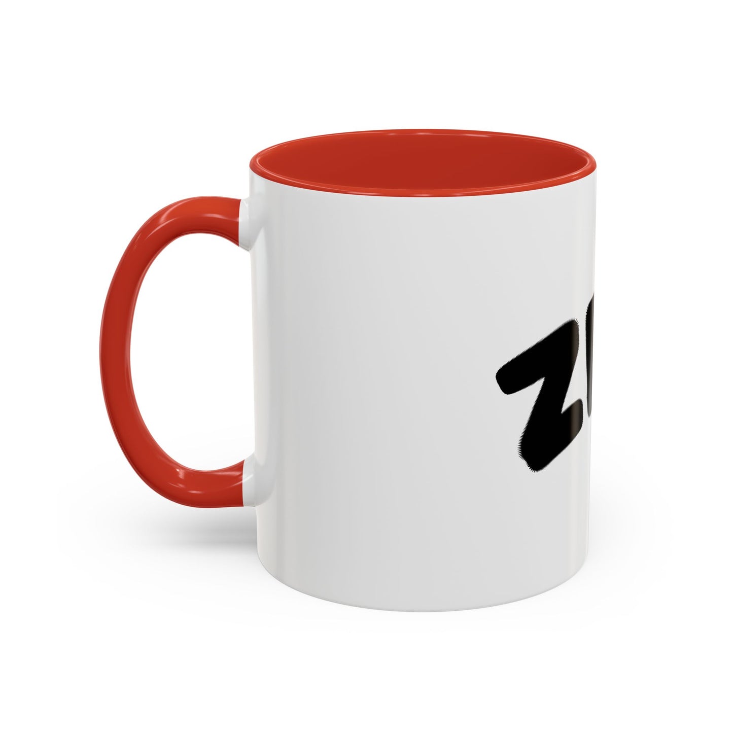 ZBT Logo Accent Coffee Mug — Black Interior & Handle