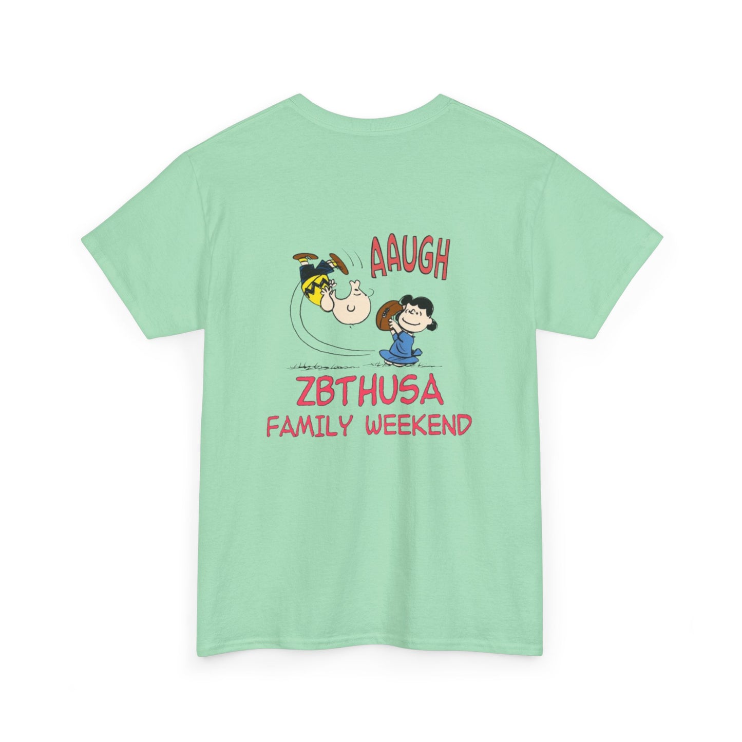 Family Weekend T‑Shirt — “Aaugh” ZBTHUSA Cartoon Tee