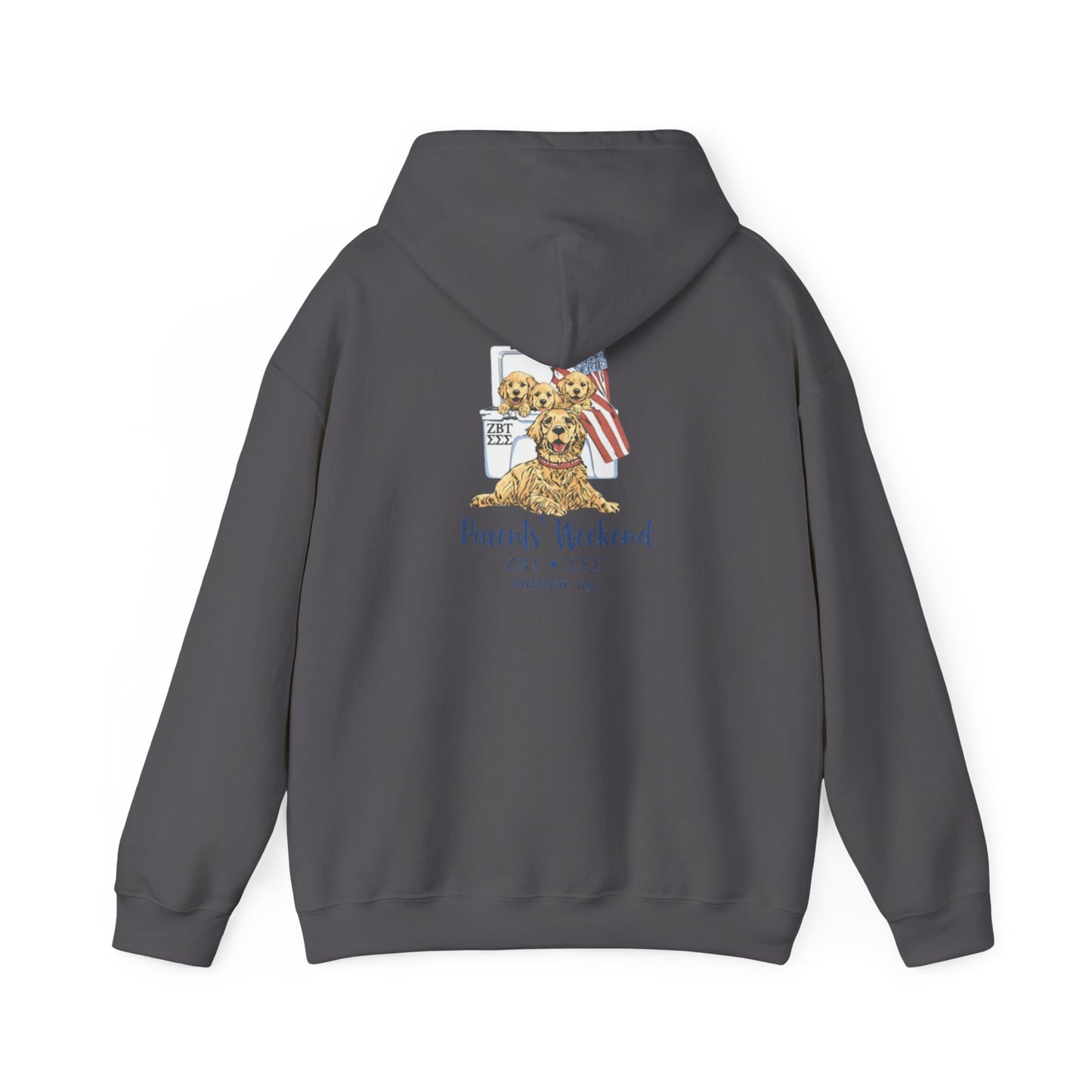 ZBT Puppy Weekend Hoodie — Patriotic Teddy Bear Sorority Event Sweatshirt