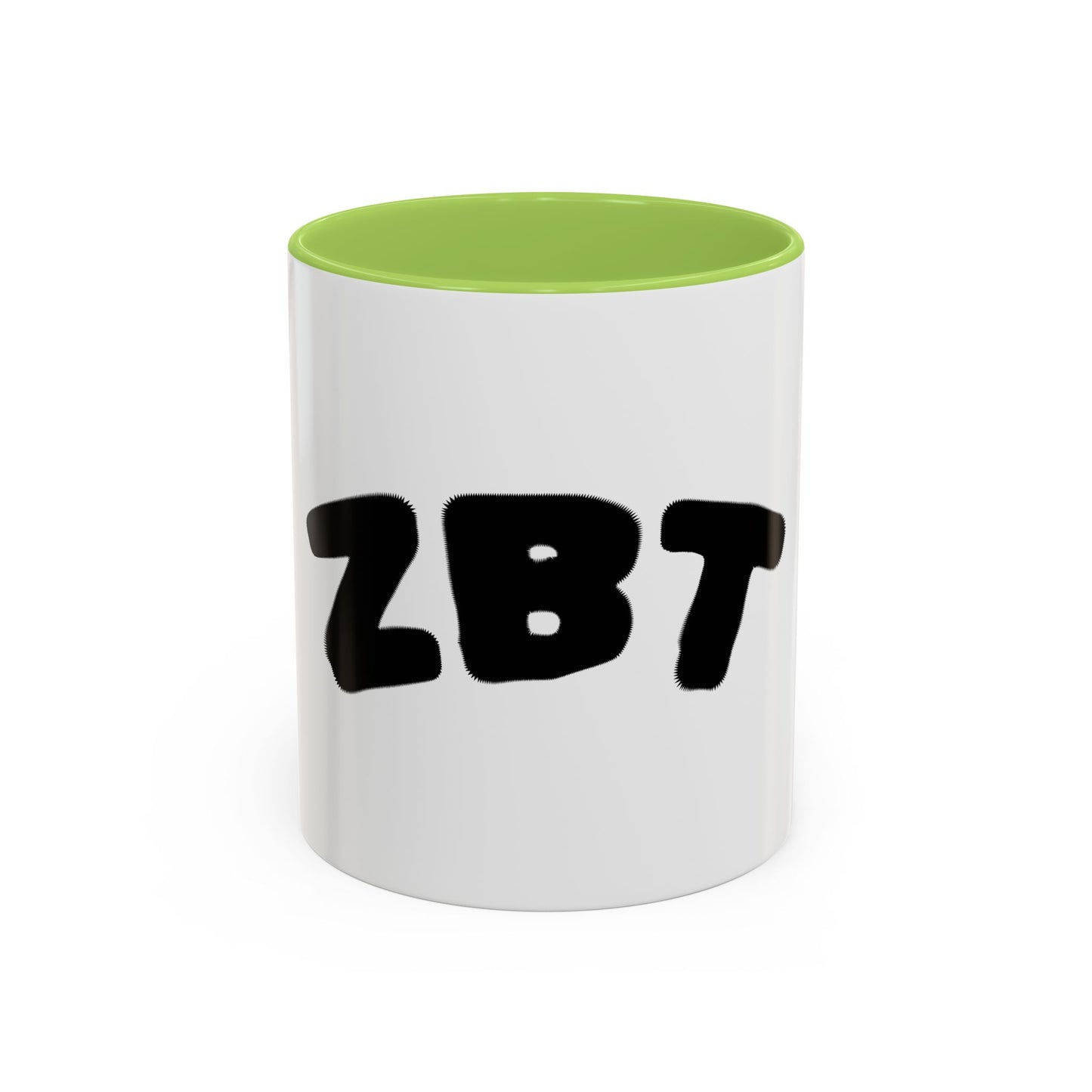 ZBT Logo Accent Coffee Mug — Black Interior & Handle