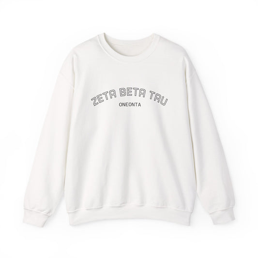 Zeta Beta Tau Oneonta Crewneck Sweatshirt