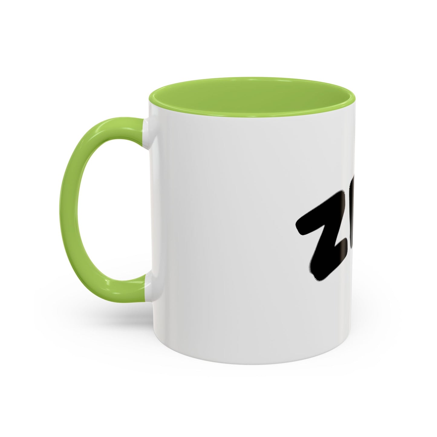ZBT Logo Accent Coffee Mug — Black Interior & Handle