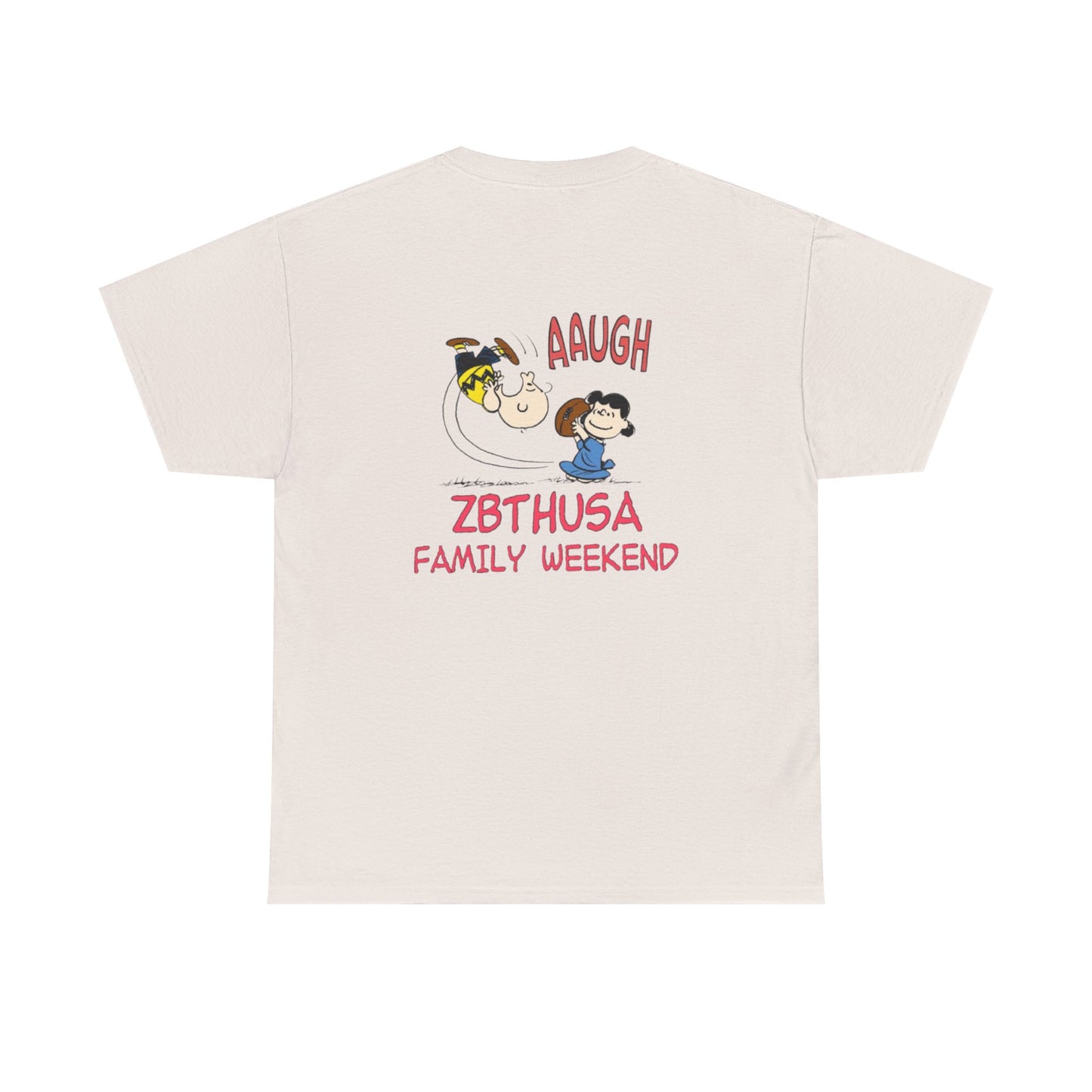 Family Weekend T‑Shirt — “Aaugh” ZBTHUSA Cartoon Tee