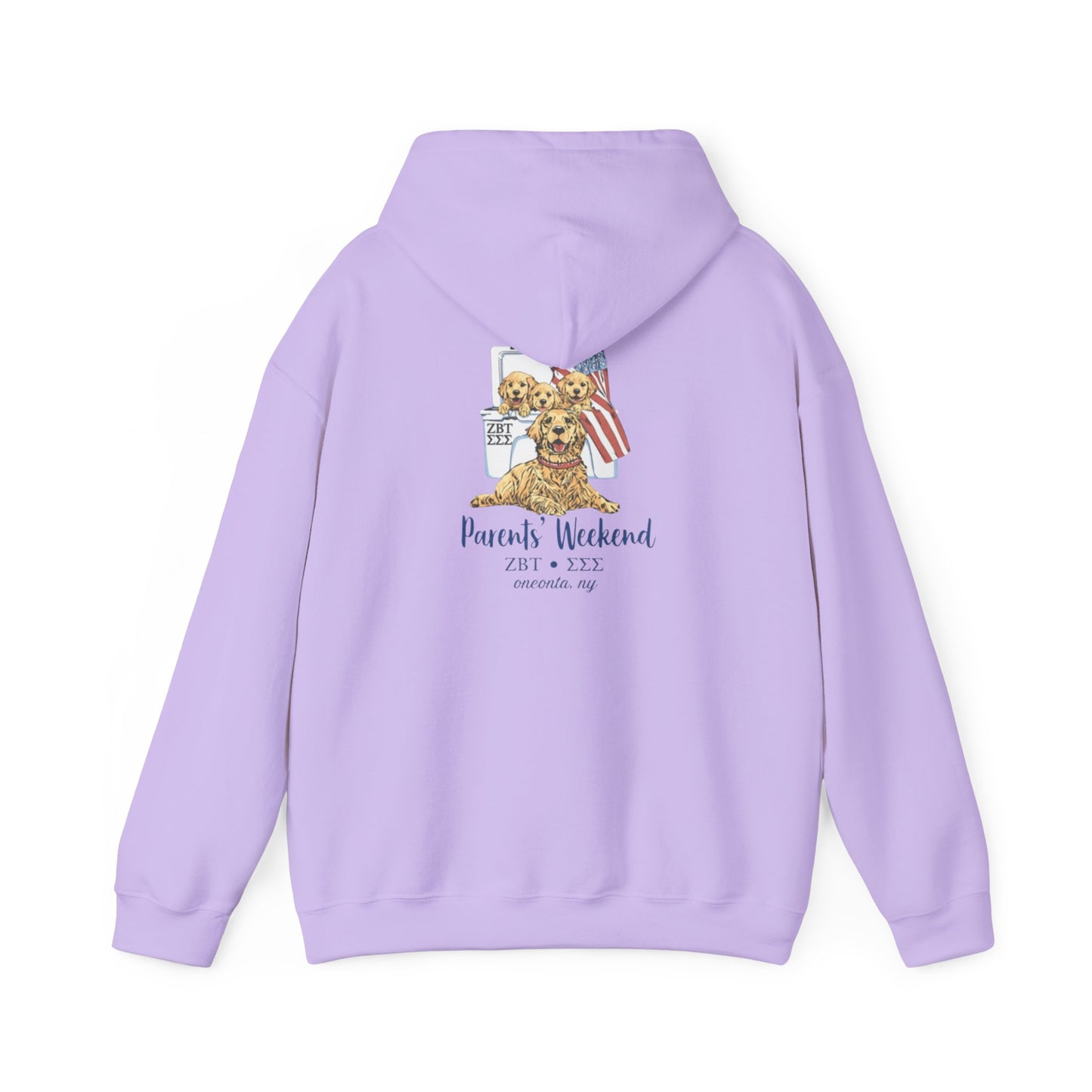 ZBT Puppy Weekend Hoodie — Patriotic Teddy Bear Sorority Event Sweatshirt