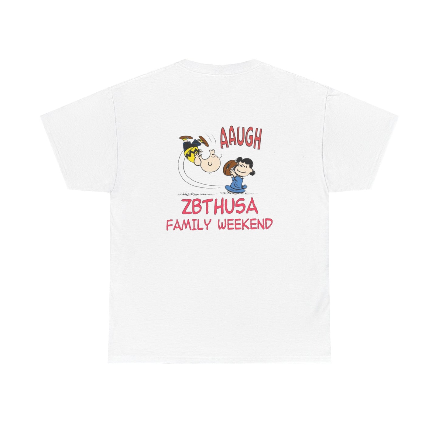 Family Weekend T‑Shirt — “Aaugh” ZBTHUSA Cartoon Tee