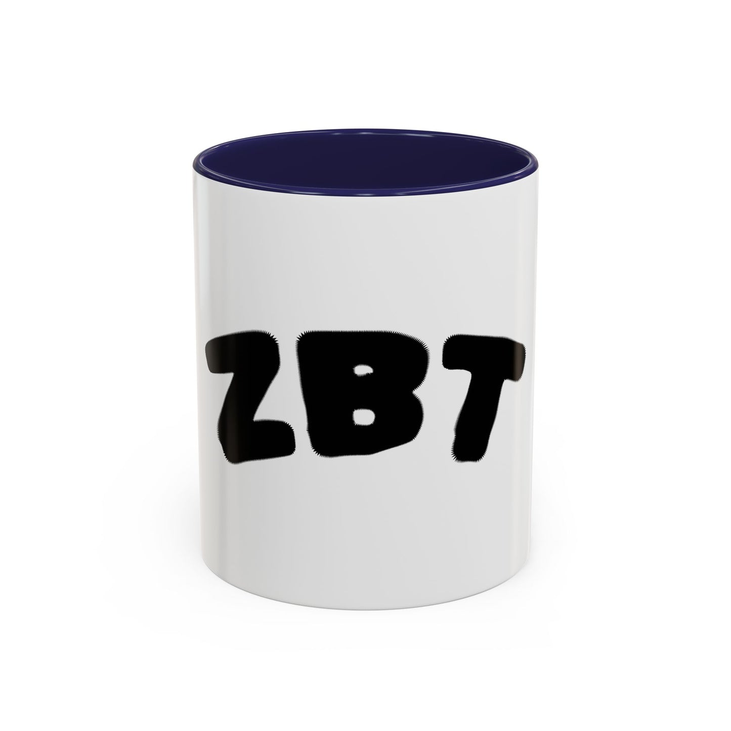 ZBT Logo Accent Coffee Mug — Black Interior & Handle