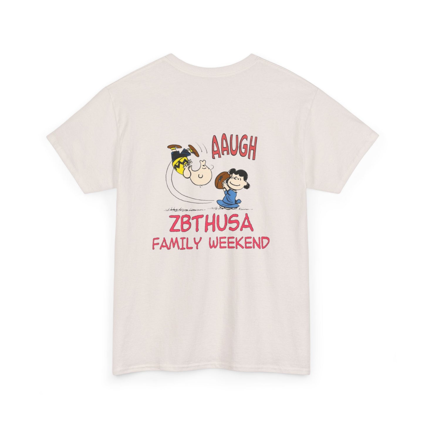 Family Weekend T‑Shirt — “Aaugh” ZBTHUSA Cartoon Tee