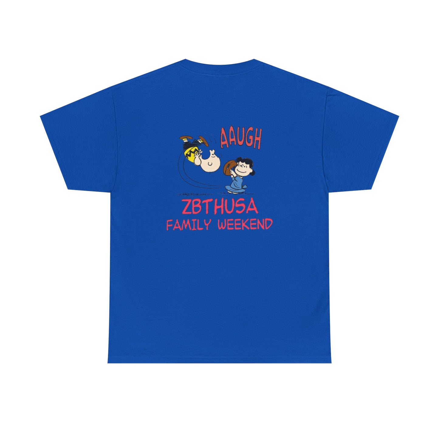 Family Weekend T‑Shirt — “Aaugh” ZBTHUSA Cartoon Tee