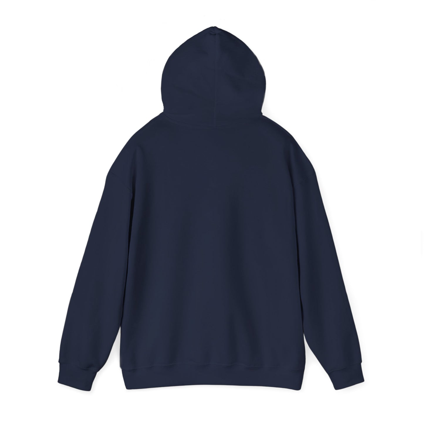 Minimal Retro Logo Hoodie — Small Center Chest Graphic