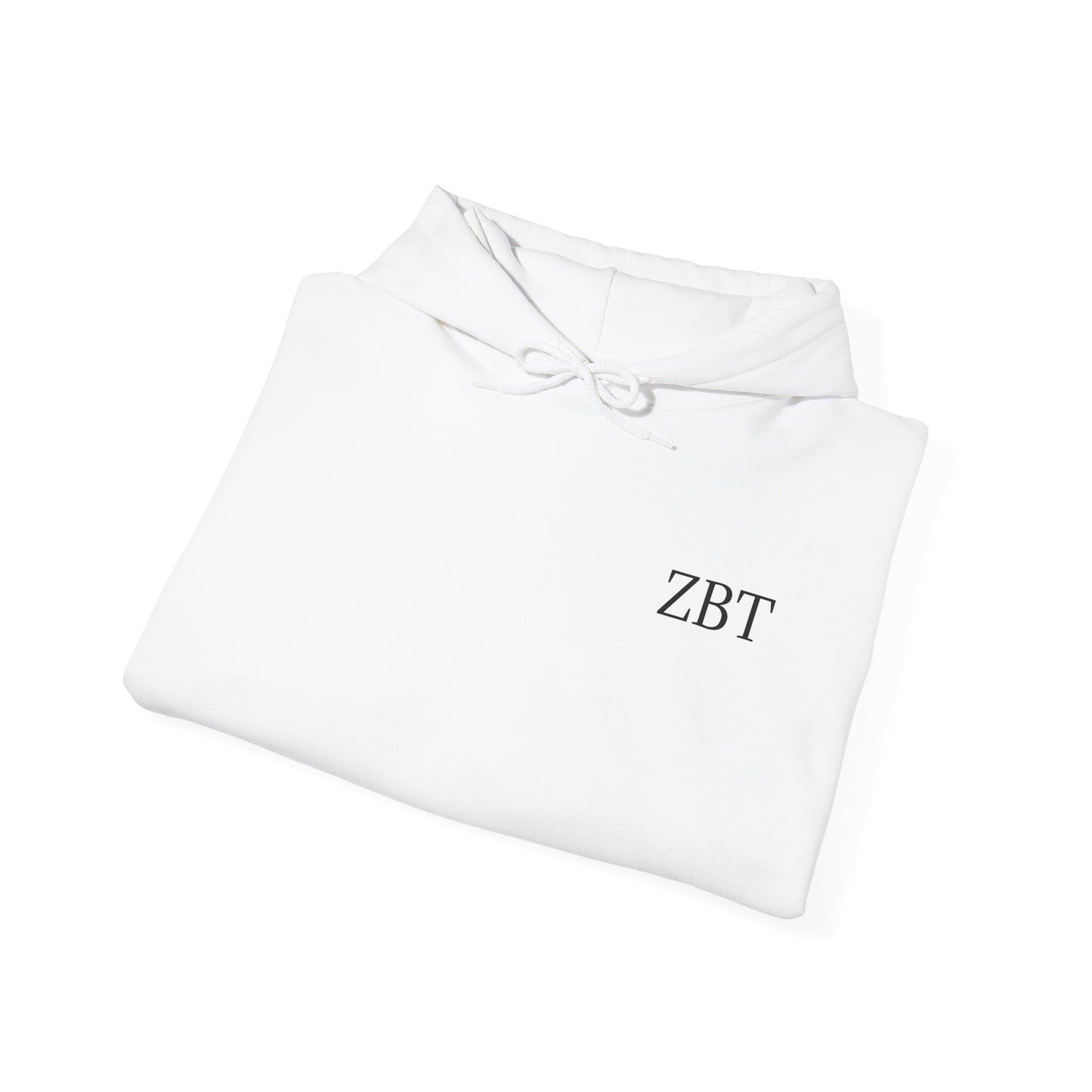 Hoodie — Black & White Mouth Collage Graphic Back Print