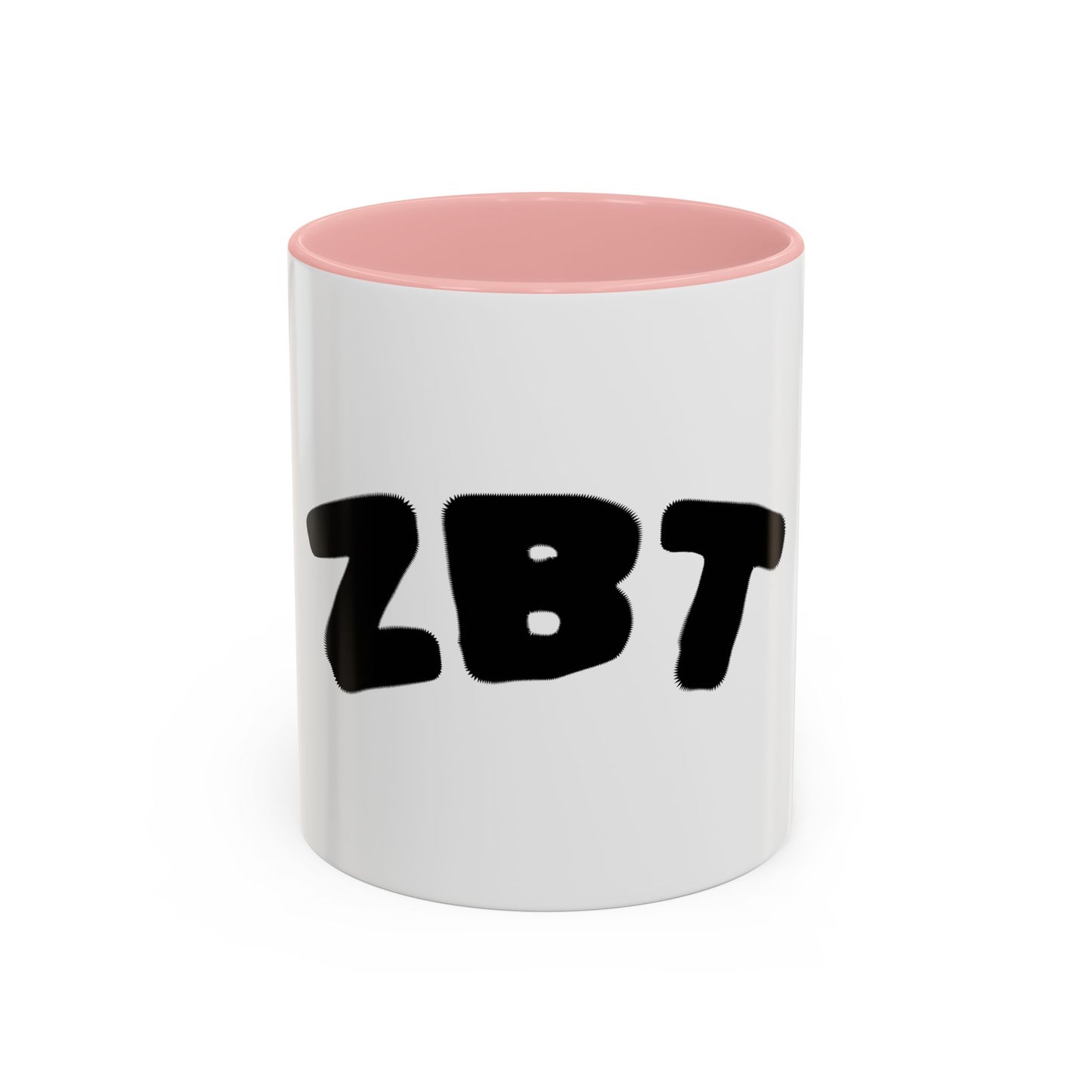 ZBT Logo Accent Coffee Mug — Black Interior & Handle