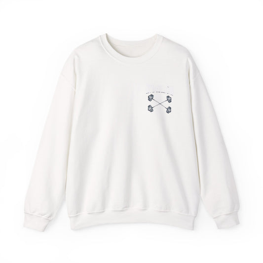 Crewneck Sweatshirt — ZBT Greek Husky Crest Graphic