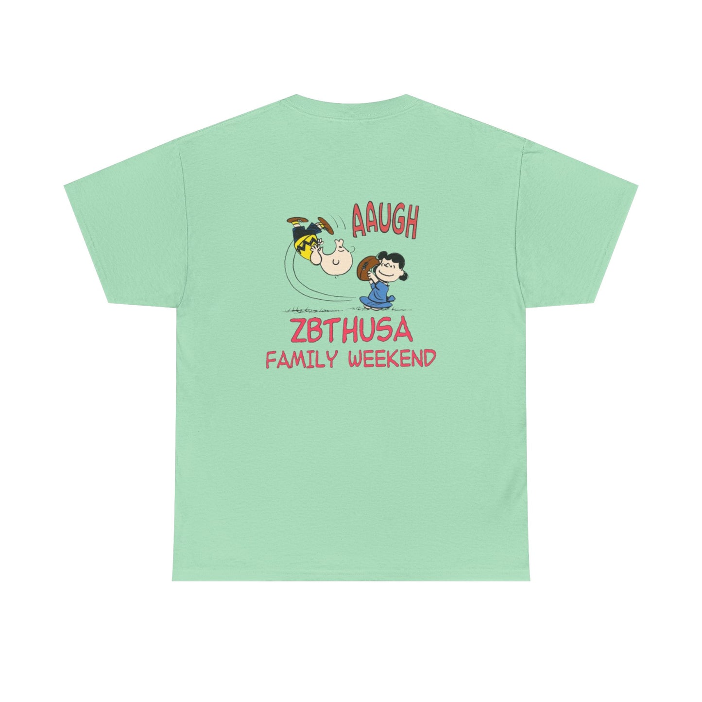 Family Weekend T‑Shirt — “Aaugh” ZBTHUSA Cartoon Tee